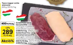 Tesco Goldenfood bőrös kacsamellfilé ajánlat