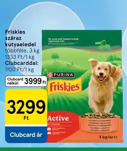 Tesco Friskies száraz kutyaeledel ajánlat