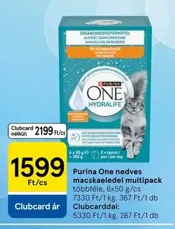 Tesco Purina one nedves macskaeledel ajánlat