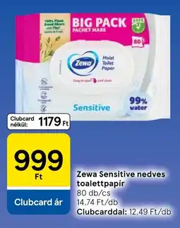Tesco Zewa sensitive toalettpapír ajánlat