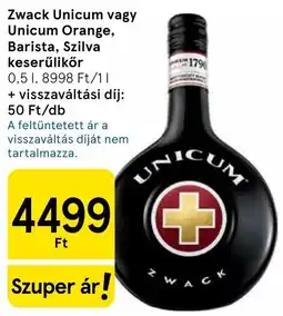Tesco Unicum ajánlat