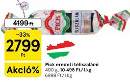 Tesco Pick eredeti téliszalámi ajánlat