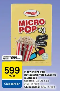 Tesco Mogyi micro pop ajánlat