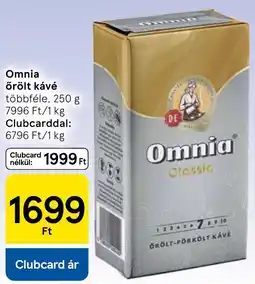 Tesco Omnia kávé ajánlat