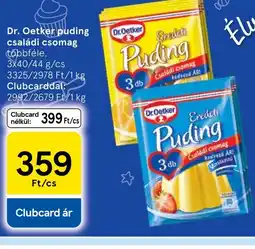 Tesco Dr. Oetker pudding ajánlat