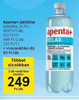 Tesco Apenta+ üdítőital ajánlat