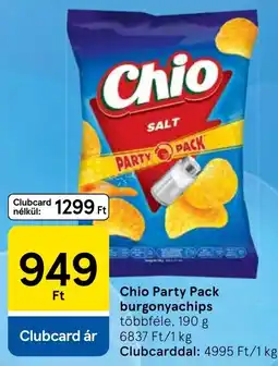 Tesco Chio burgonyachips ajánlat