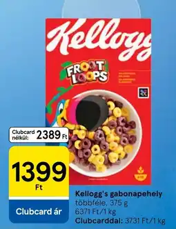 Tesco Kellogg's gabonapehely ajánlat