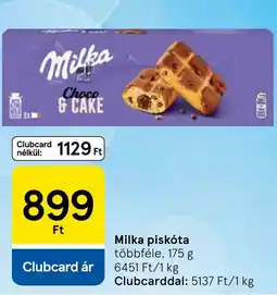 Tesco Milka piszkóta ajánlat