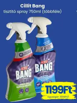 Magnetic Cillit Bang tisztító spray ajánlat