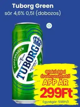 Magnetic Tuborg green ajánlat