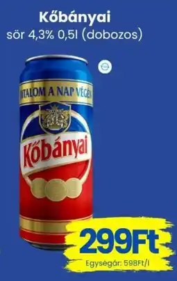 Magnetic Kőbányai sör ajánlat