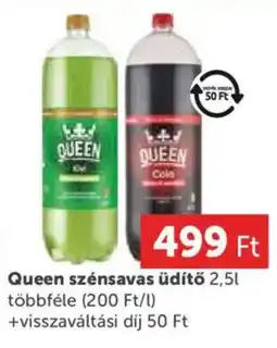 PRIVÁT Queen szénsavas üdítő ajánlat