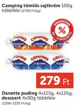 PRIVÁT Camping tömlős sajtkrém ajánlat
