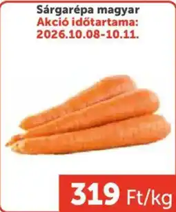PRIVÁT Sárgarépa magyar ajánlat
