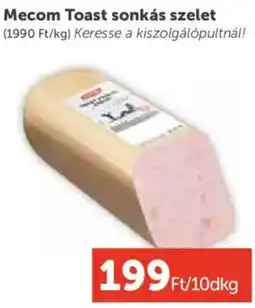 PRIVÁT Mecom Toast sonkás ajánlat