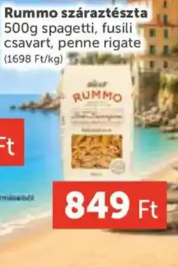 PRIVÁT Rummo száraztésza ajánlat