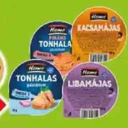 PRIVÁT Hame tonhalas pastetom ajánlat