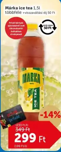 PRIVÁT Márka ice tea ajánlat