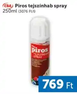 PRIVÁT Cba piros tejszinhab spray ajánlat