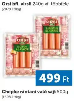 PRIVÁT Orsi virsli ajánlat