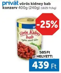 PRIVÁT Privát vörös kidney bab ajánlat