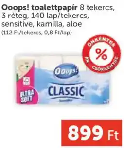PRIVÁT Ooops! toalettpapír ajánlat
