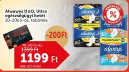 PRIVÁT Always duo ultra egészségügyi betét ajánlat