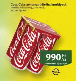 EcoFamily Coca-Cola szénsavas üdítőital ajánlat
