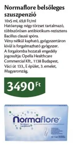 EcoFamily Normaflore belsőleges szuszpenzió ajánlat