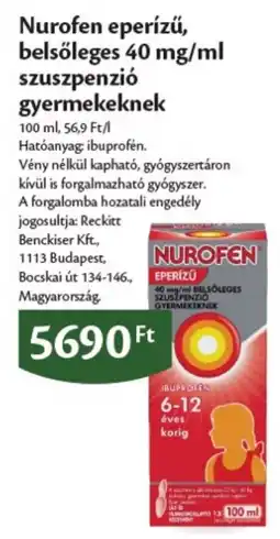EcoFamily Nurofen eperízű ajánlat