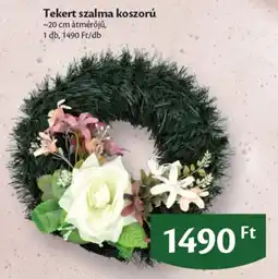 EcoFamily Tekert szalma koszorú ajánlat