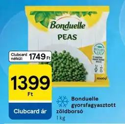 Tesco Bonduelle gyorsfagyasztott zöldborsó ajánlat