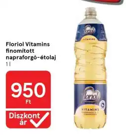 Tesco Floriol Vitamins finomított napraforgó-étolaj ajánlat