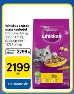 Tesco Whiskas száraz macskaeledel ajánlat