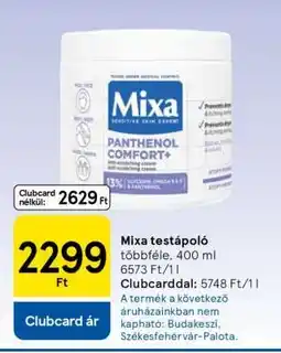 Tesco Mixa testápoló ajánlat