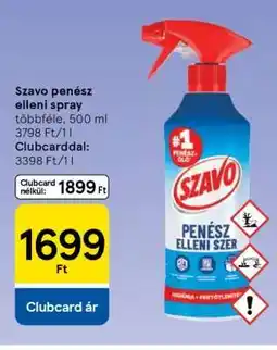 Tesco Szavo penész elleni spray ajánlat