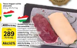 Tesco Goldenfood bőrös kacsamellfilé ajánlat