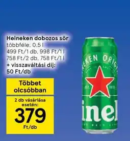 Tesco Heineken Dobozos Sör ajánlat