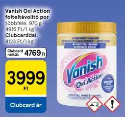Tesco Vanish Oxi Action folteltávolító por ajánlat