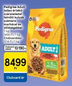 Tesco Pedigree Adult teljes értékű szárazeledel ajánlat