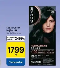 Tesco Syoss Color hajfesték ajánlat