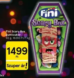 Tesco Fini Scary Box gumicukor ajánlat