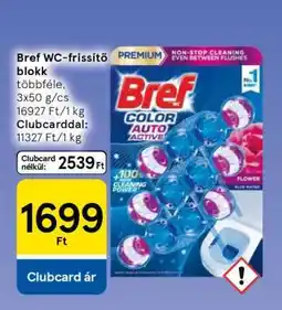 Tesco Bref WC-frissítő blokk ajánlat