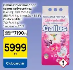 Tesco Gallus Color mosópor színes szövetekhez ajánlat