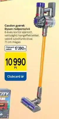 Tesco Casdon gyerek Dyson rúdporszívó ajánlat