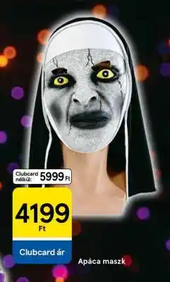 Tesco Apáca maszk ajánlat
