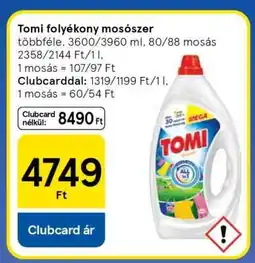 Tesco TOMI FOLYÉKONY MOSÓSZER ajánlat