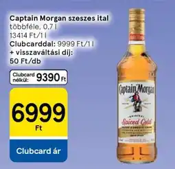 Tesco Captain Morgan szeszes ital ajánlat
