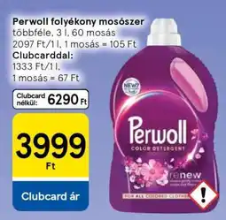 Tesco Perwoll folyékony mosószer ajánlat